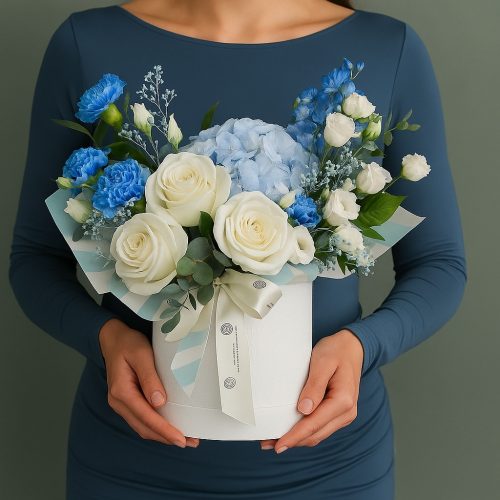 Композиция в коробке «Аристократическая гармония»